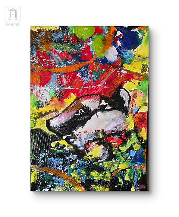 Ewa Mościszko - Akwarela pt. Borsuk