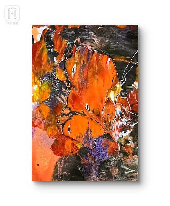 Ewa Mościszko - Akwarela pt. EFEKT MOTYLA 