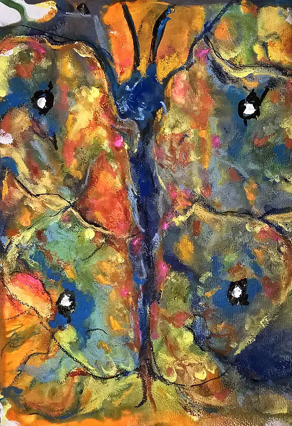 Ewa Mościszko - Akwarela pt. Efekt motyla 