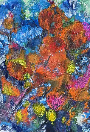 Ewa Mościszko - Watercolor entitled Autumn Enchantment