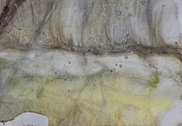 Ewa Mościszko - Akwarela pt. Krajobraz zimowy 