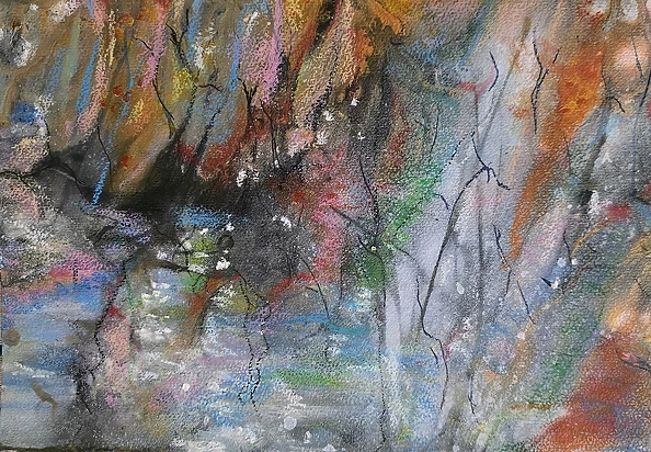 Ewa Mościszko - Akwarela pt. Marsh view