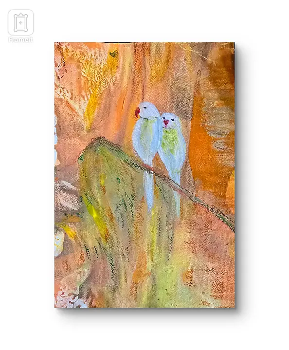 Ewa Mościszko - Watercolor entitled Our Rendez-Vous, 20x30xcm, 9