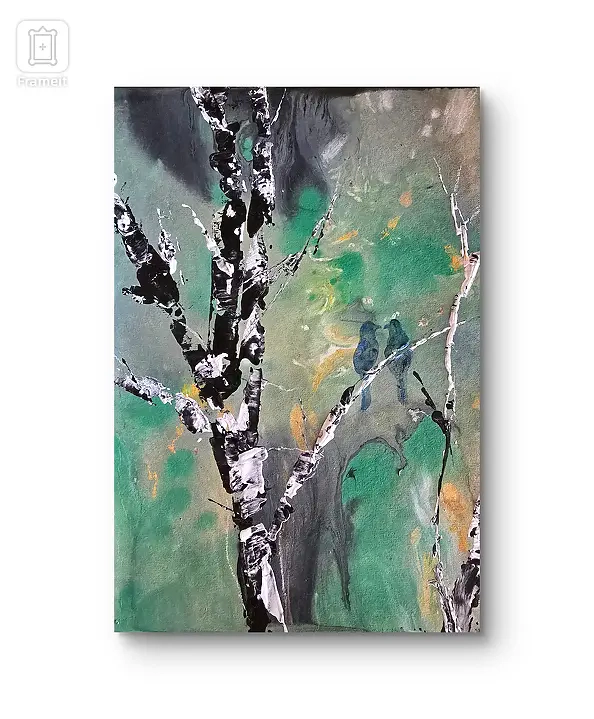 Ewa Mościszko - Watercolor entitled Our Rendez-Vous, 20x30xcm