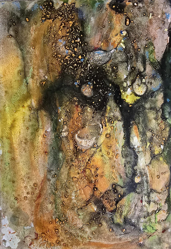 Ewa Mościszko - Watercolor painting entitled Kazimierz Dolny Wawoz