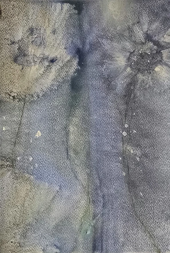 Ewa Mościszko - Watercolor pt navy blue