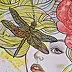 Danuta Kolis - Watercolor, mixed media - Dragonfly
