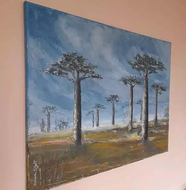 Danuta Zgoł - Avenue of baobabs