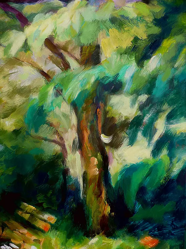 Barbara Gulbinowicz - Aleja w ogrodzie botanicznym