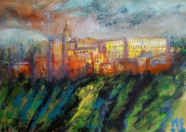 Marzena Salwowska - Alhambra widziana z Polski