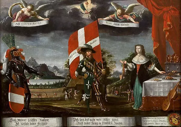 Albrecht Kauw - Allegorie de la Suisse