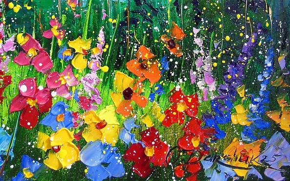 Olha Darchuk - Alpine meadow