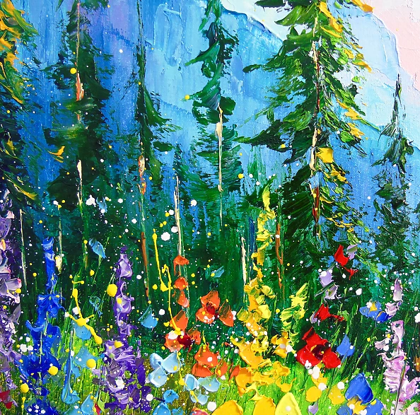 Olha Darchuk - Alpine meadow