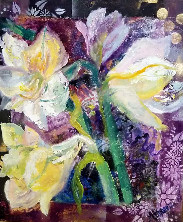 Anna Borcz - Amarylis po deczczu