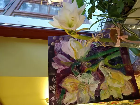 Anna Borcz - Amarylis po deczczu