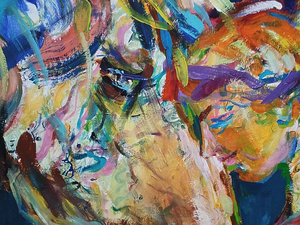 Anna Borcz - Amazon with a horse