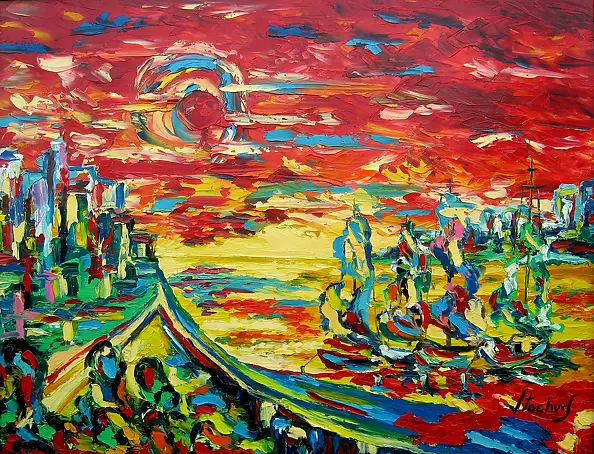 Jerzy Stachura - America welcomes Russian sailors