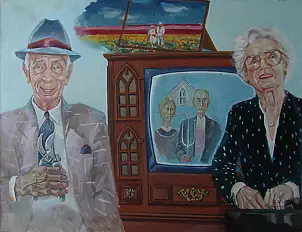 Leszek Sobocki - American Gothic / by Grant Wood