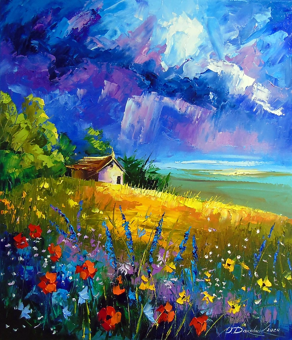 Olha Darchuk - Among the flowers and clouds