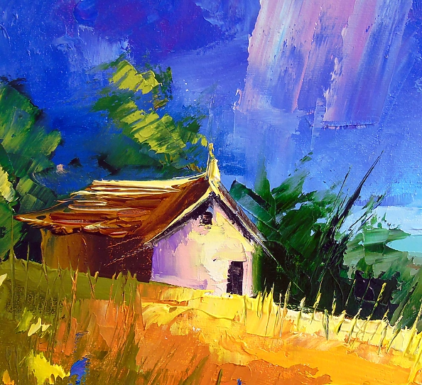 Olha Darchuk - Among the flowers and clouds