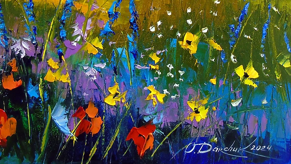 Olha Darchuk - Among the flowers and clouds