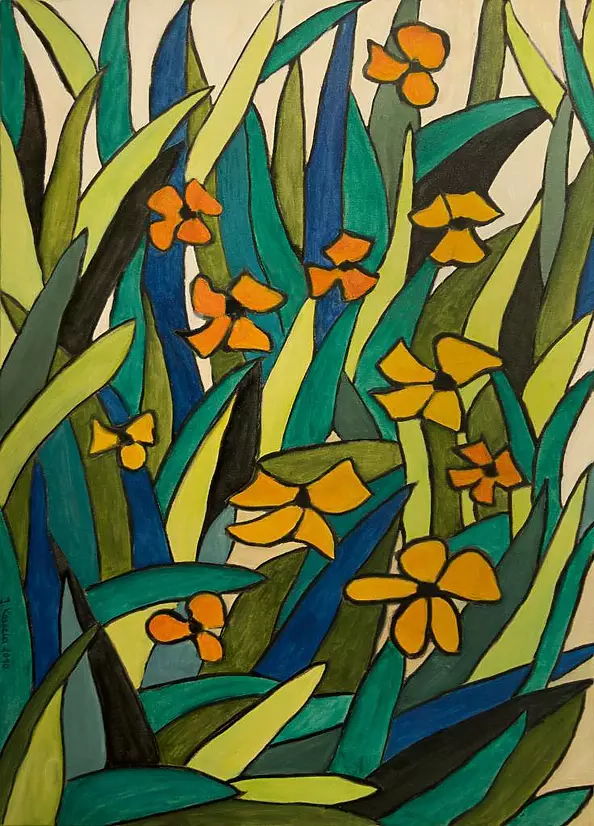 Justyna Kossela - among leaves