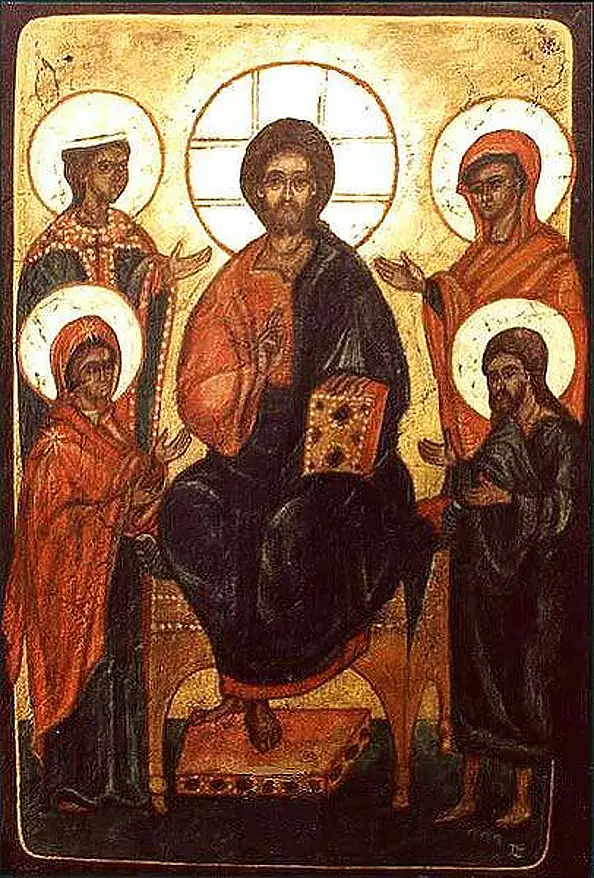 Tadeusz Zieliński - Ikona - Deesis