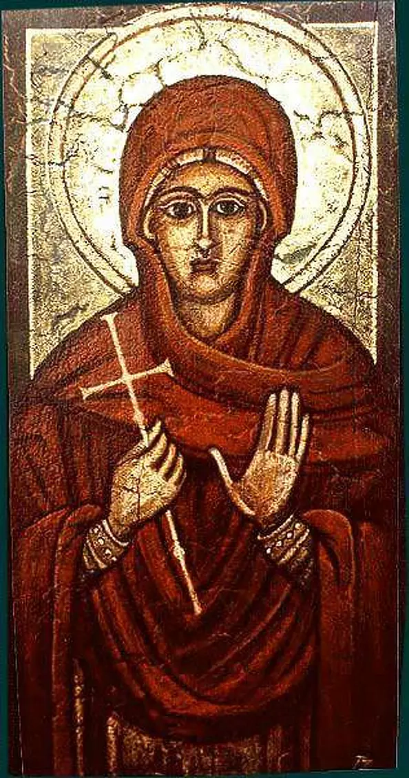 Tadeusz Zieliński - Icon - Saint Anne (Paraskevi)