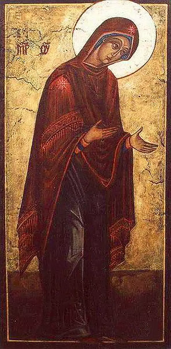 Tadeusz Zieliński - Icon - Saint Mary