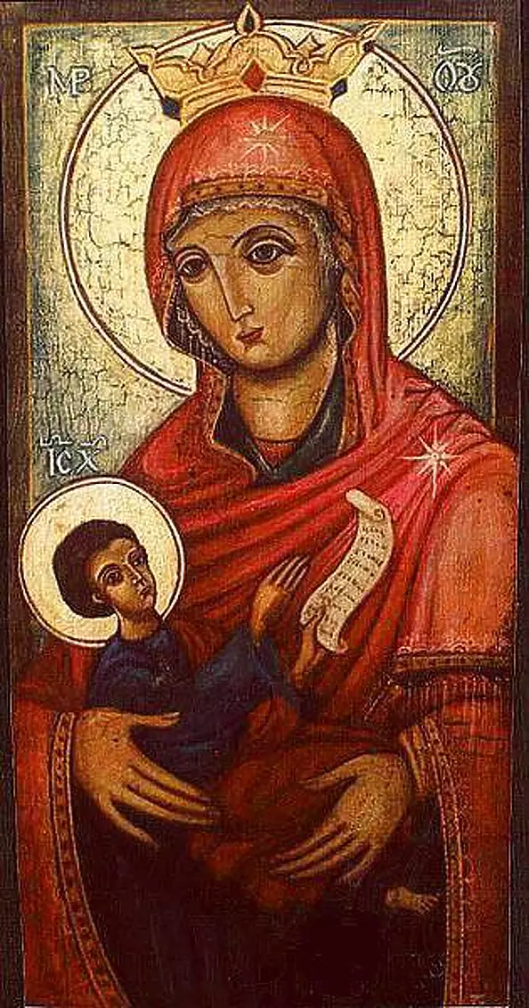 Tadeusz Zieliński - Icon - Virgin and Child