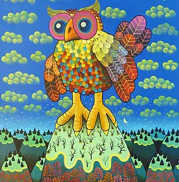 Guido Vedovato - Owl in the snow