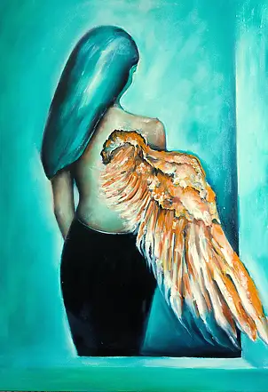 Łukasz Jankiewicz, Anatomia wolności, Obraz olejny - płótno, 70 x 100