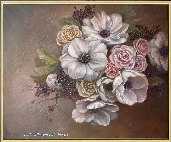 Lidia Olbrycht - Anemone and Róże