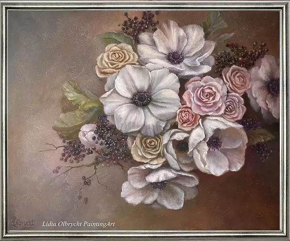 Lidia Olbrycht - Anemone and Róże