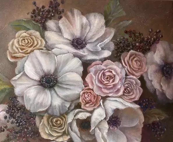 Lidia Olbrycht - Anemone and Róże