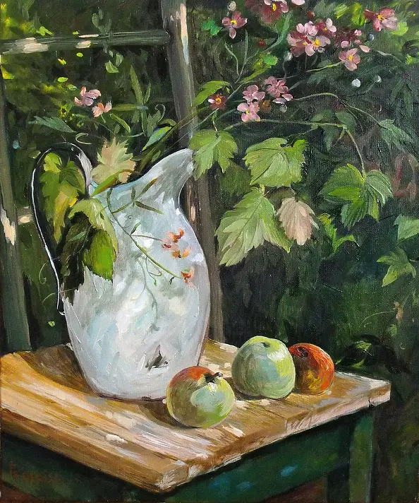 Ewa Kościsz - Anemones and peas