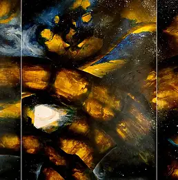 Arkadiusz Masalski, Anerixianie, Акрилова картина - папір, 150 x 70