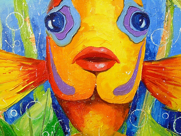 Olha Darchuk - Angel fish