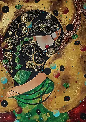 Marek Wierchuszko, Angel,  - canvas, 50 x 70