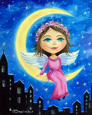 Olha Darchuk - Angel of the Night