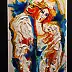 Eugeniusz Molski, angel Bieszczadzki, Acrylic painting - panel, 33 x 42