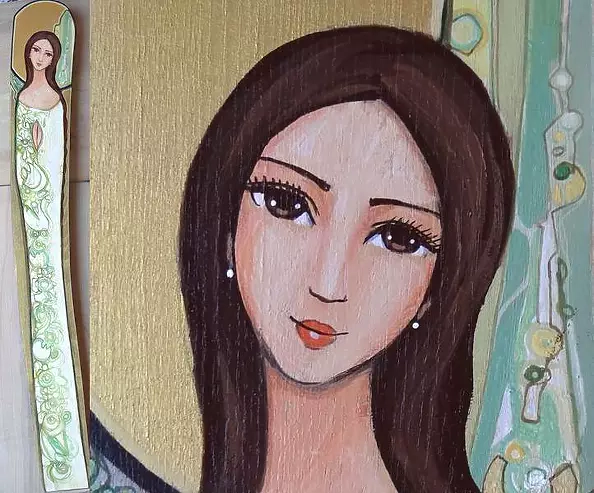 Stanisław Polaniak - Delicate angel ... Icon Autorska