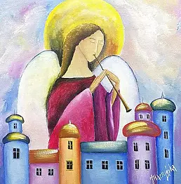 Jolanta Placzyńska - Angel of the Peaceful City Violet