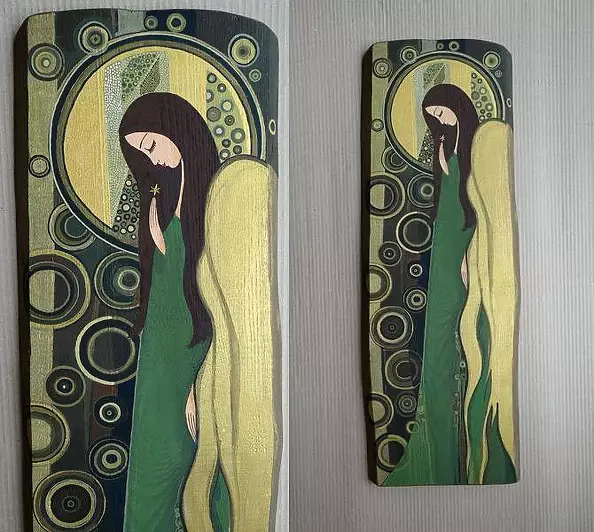 Stanisław Polaniak - Angel of Peace ... Icon Author's greenery written ...