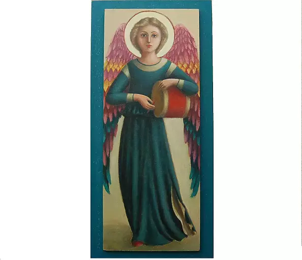 Pracownia Artefakty - Anioł grający na bębenku