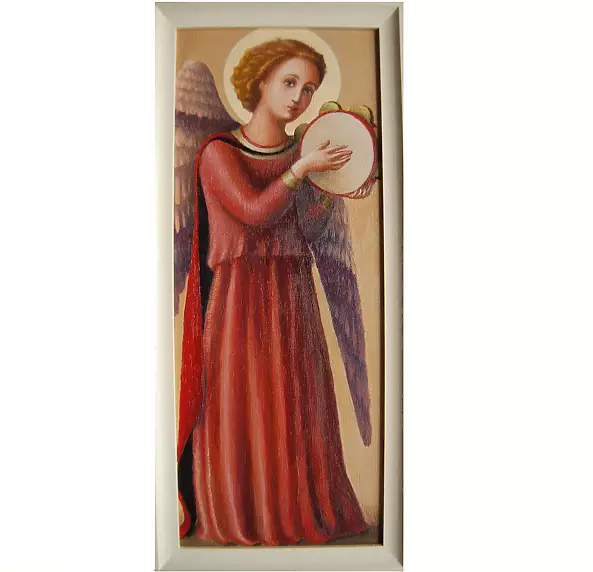 Pracownia Artefakty - Angel playing on a tambourine