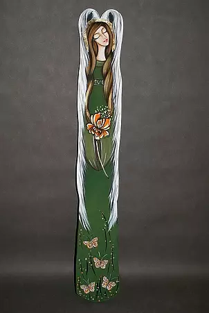 Wioletta Niewiarowska - Angel and fern