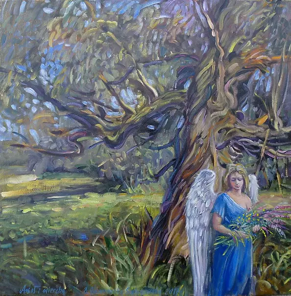 Dorota Goleniewska Szelągowska - Angel and willow