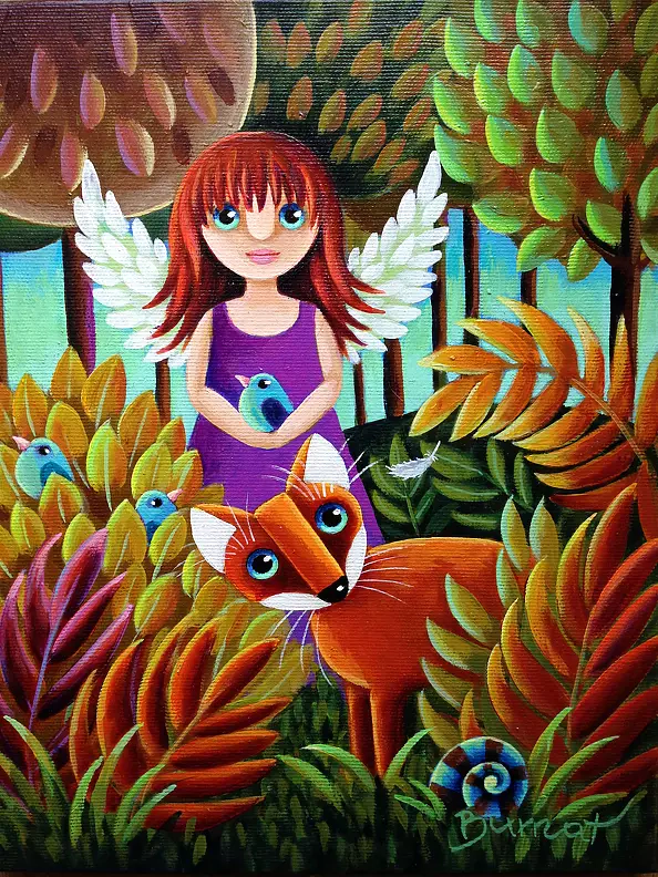 Wiesława Burnat - angel forest