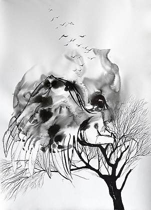 Adriana Laube - "Angel in the Tree"